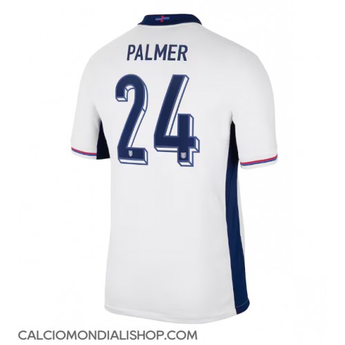 Maglie da calcio Inghilterra Cole Palmer #24 Prima Maglia Europei 2024 Manica Corta